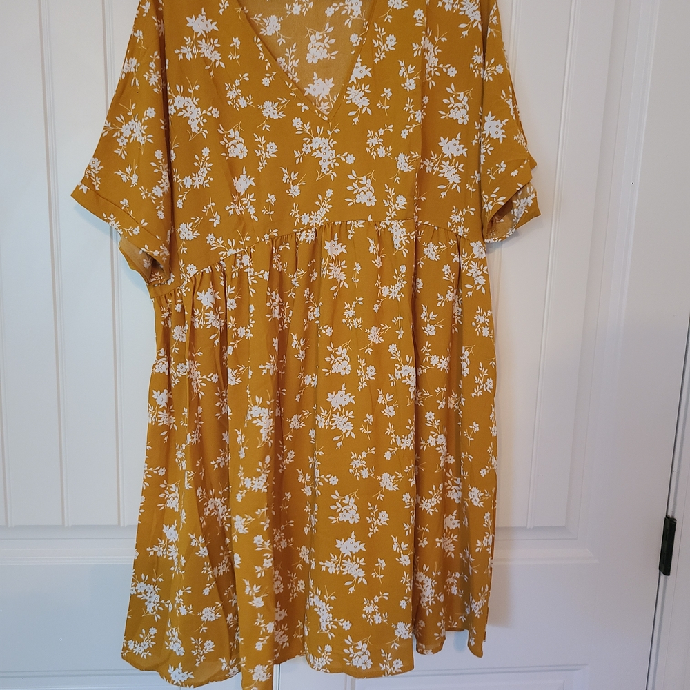 Floral Yellow Dress